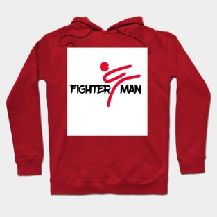 Fighter Man T-shirt Design Hoodie